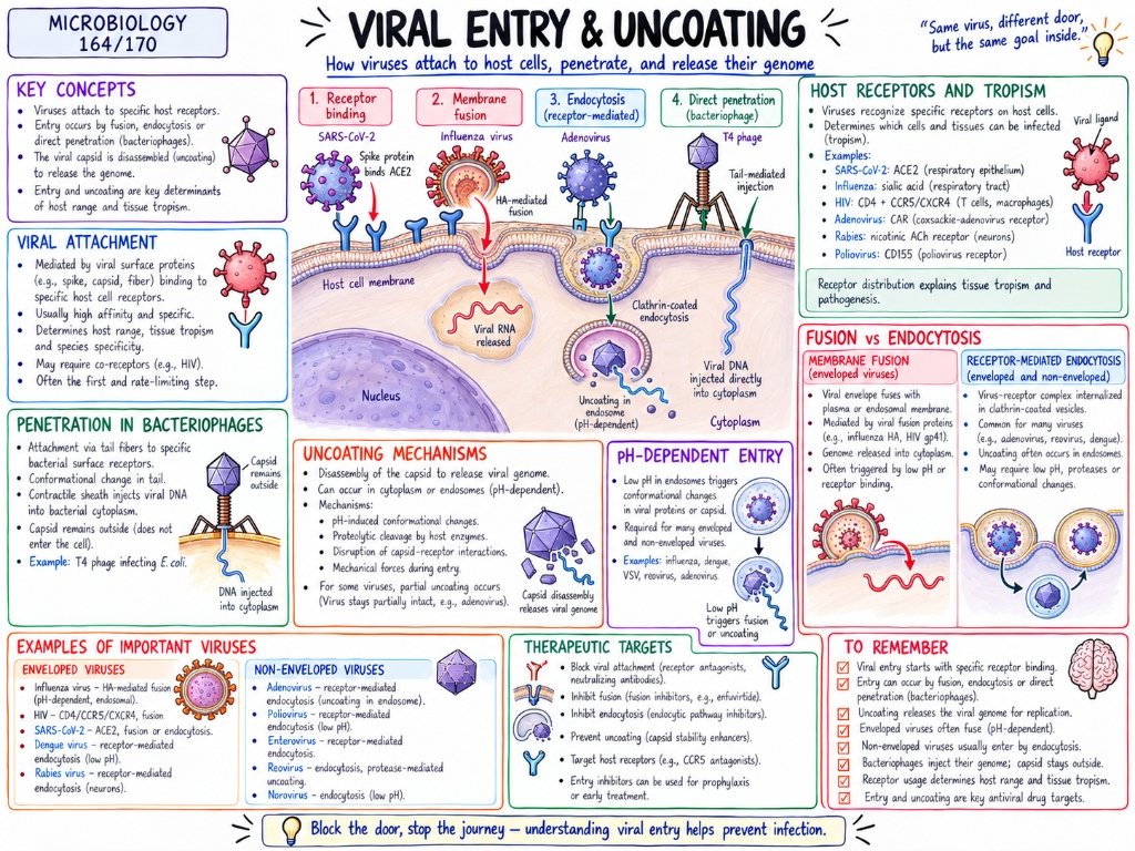 Viral Replication Cycle โ Major steps viruses use to infect cells and produce progeny